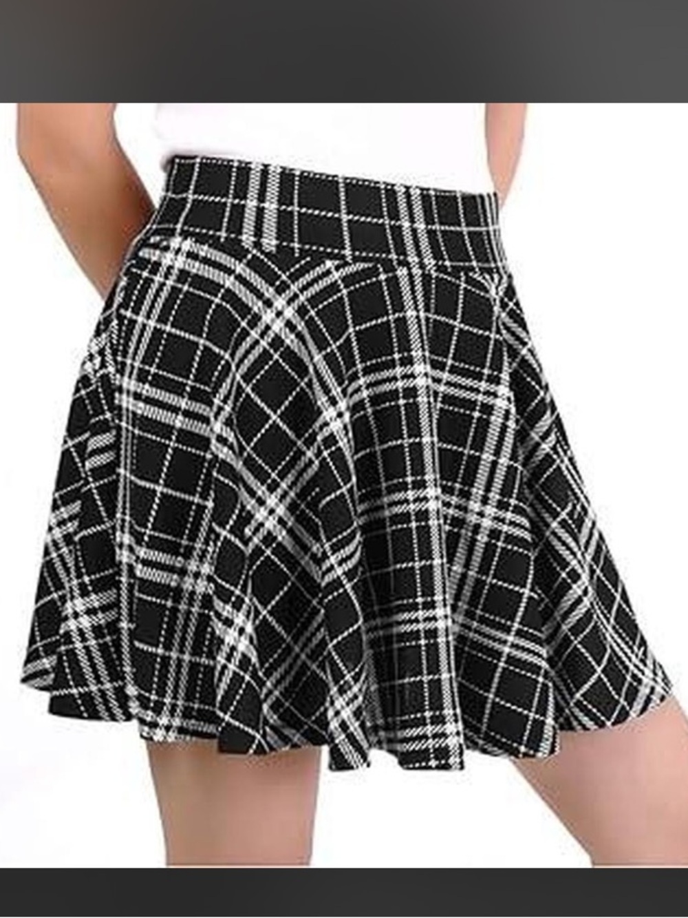 Plaid 4X Skater Skort 9513